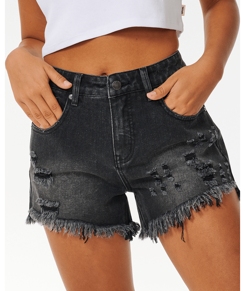 Rip Curl Sophie Denim Short II - Black