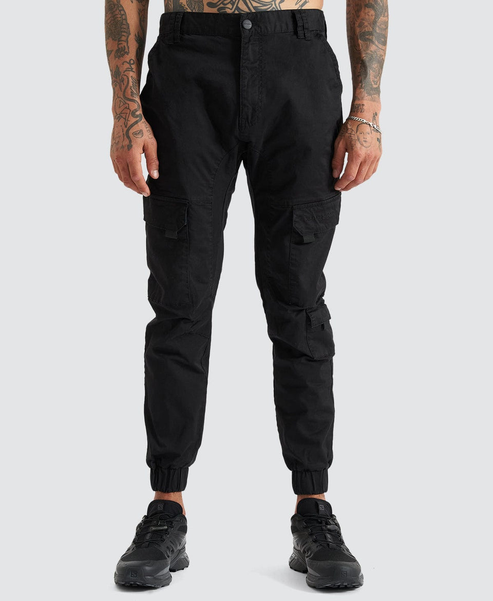 Nena And Pasadena F100 Cargo Jogger - Black