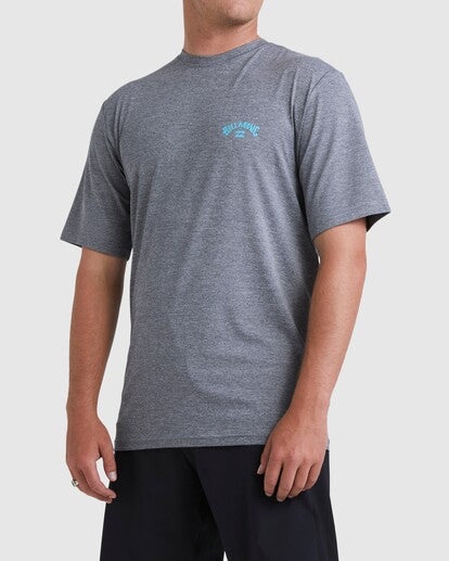 Billabong Shoreline LF SS Rashguard - Black Heather