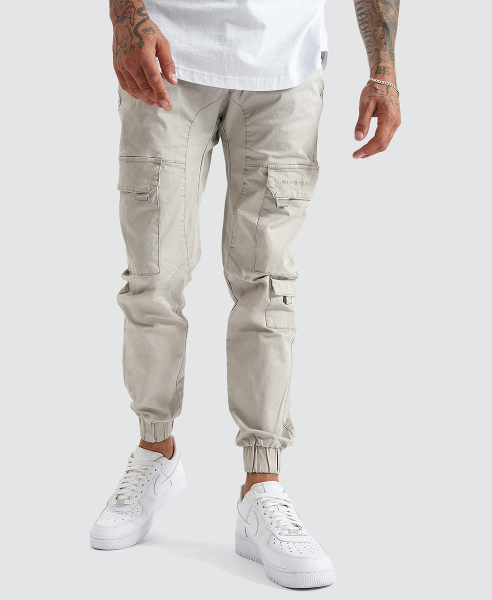 Nena And Pasadena F100 Cargo Jogger - Stone