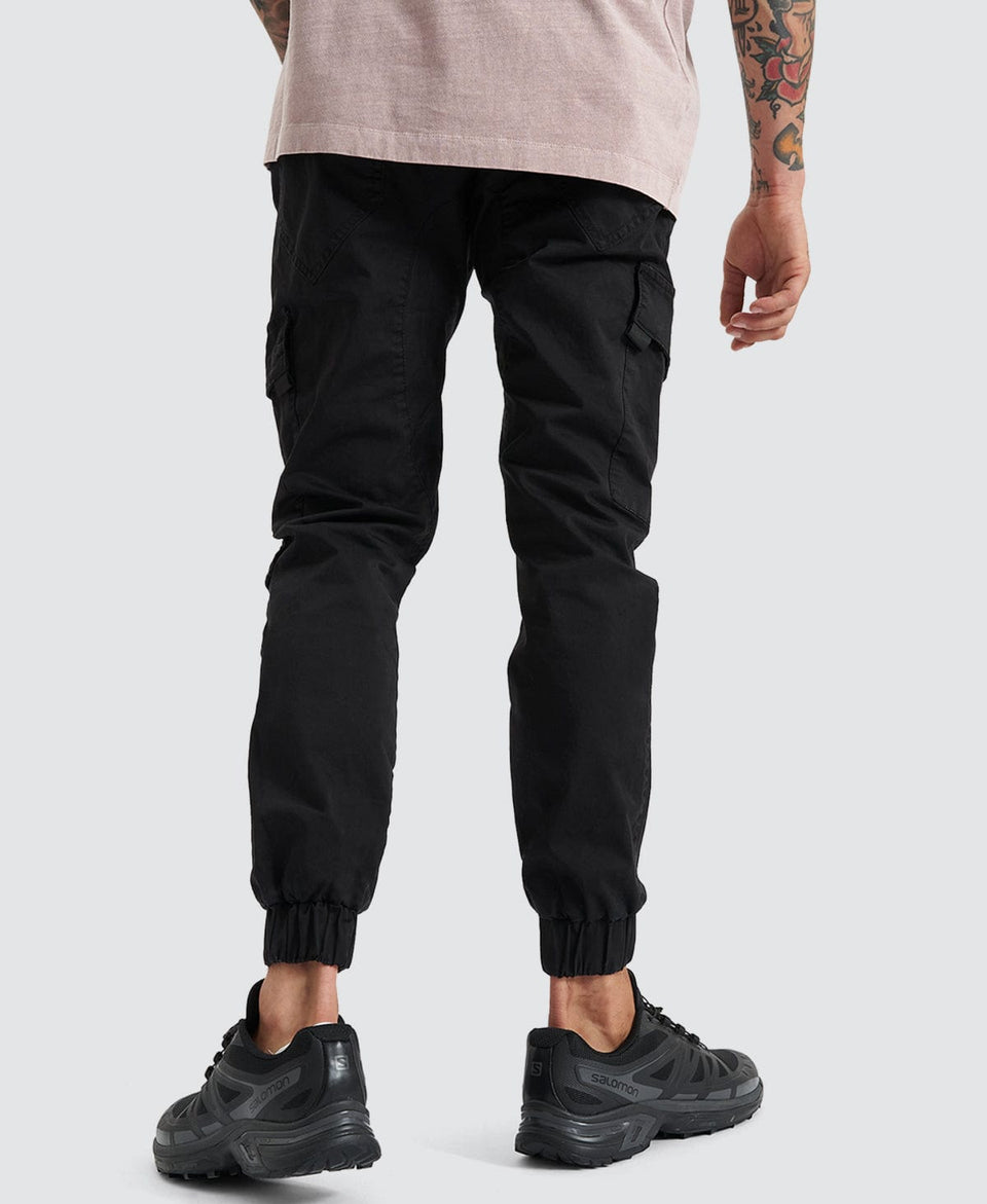 Nena And Pasadena F100 Cargo Jogger - Black