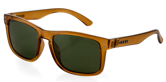 Carve Goblin Recycled -  Gloss Crystal Dk Sand Frame Green Polarized Lens