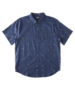 Billabong Sundays Mini SS Shirt - Blue