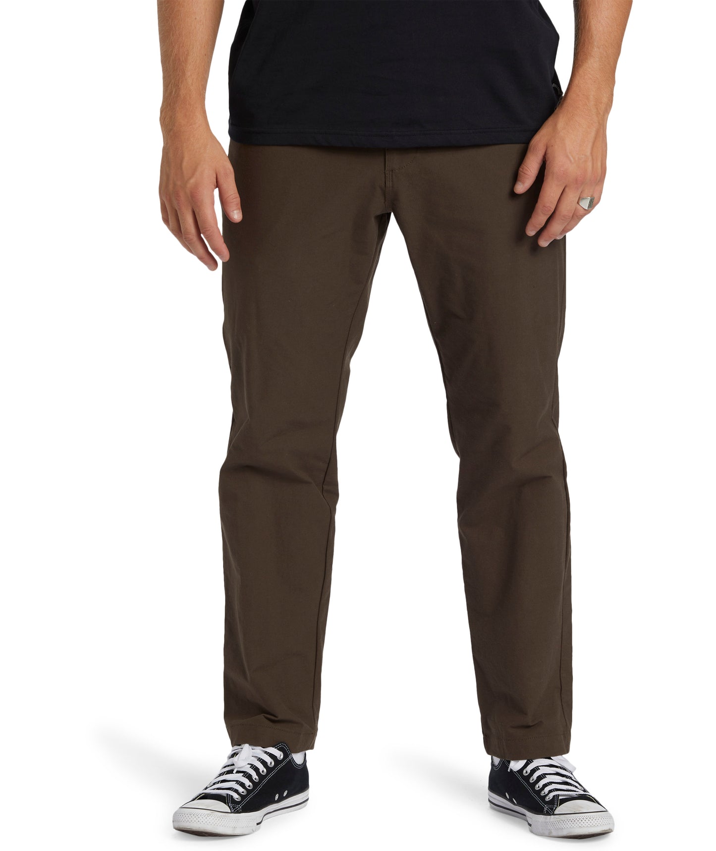 Billabong A/Div Surftrek Plus Organic Elastic Waist Pants - Coffee