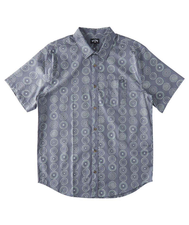 Billabong Sundays Mini SS Shirt - Blue Haze