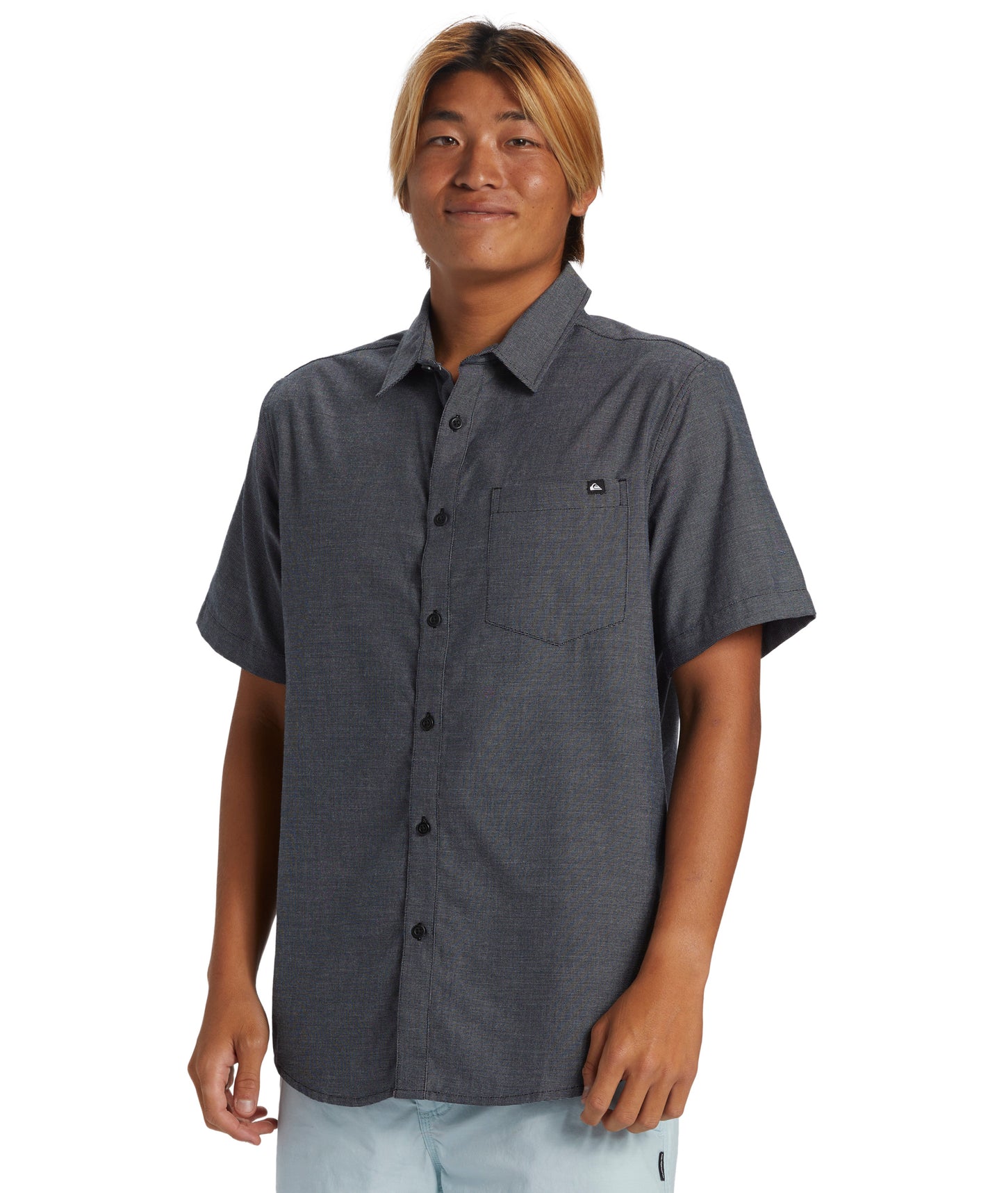 Quiksilver Shoreline Classic Short Sleeve Shirt - Dark Navy