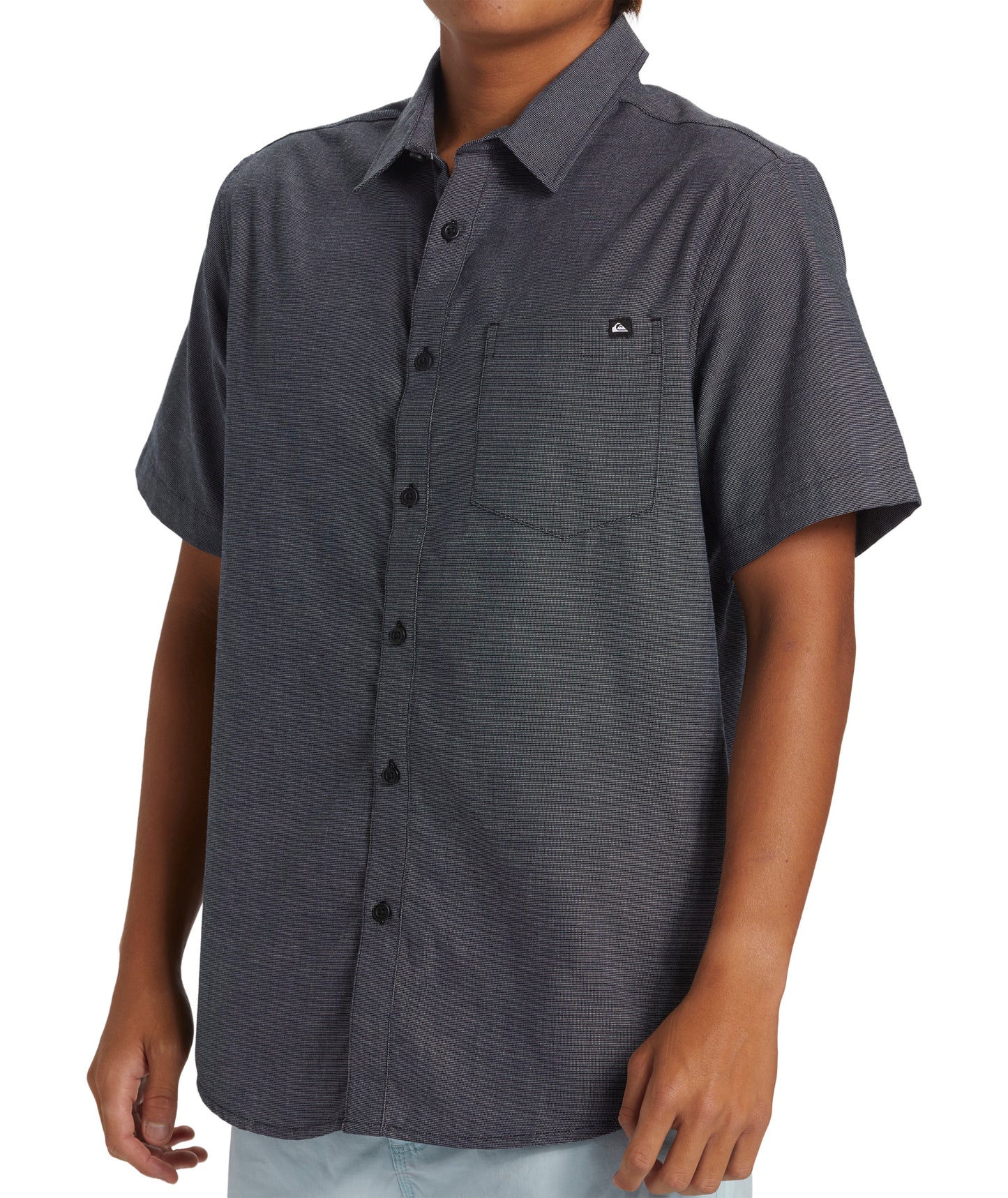 Quiksilver Shoreline Classic Short Sleeve Shirt - Dark Navy