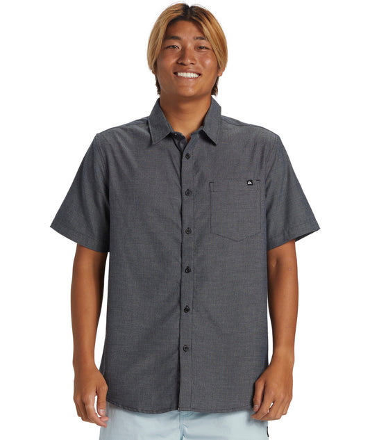 Quiksilver Shoreline Classic Short Sleeve Shirt - Dark Navy