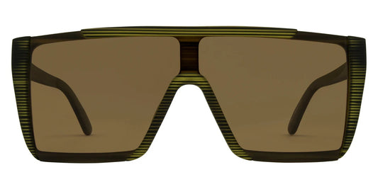 Carve Equinox - Matte Translucent Olive Streak Frame Brown Polarized Lens