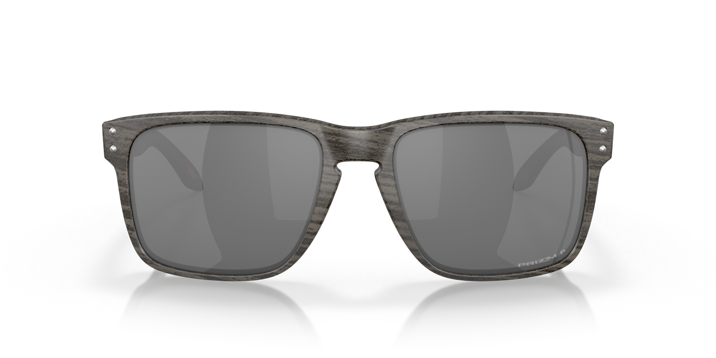 Oakley Holbrook XL - Woodgrain With Prizm Black Polarized Lenses