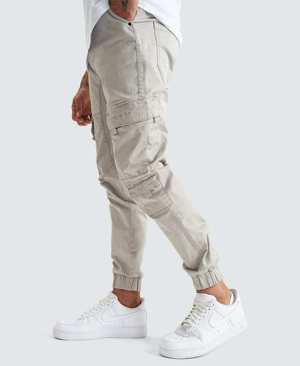 Nena And Pasadena F100 Cargo Jogger - Stone