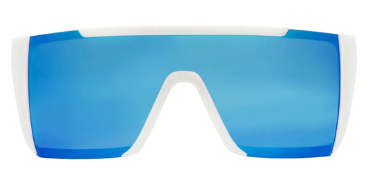 Carve Equinox - Gloss White Frame Grey Lens with Blue Iridium Lenses