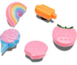 Crocs Jibbitz Charms 5 Pack - Pastel Pool Party