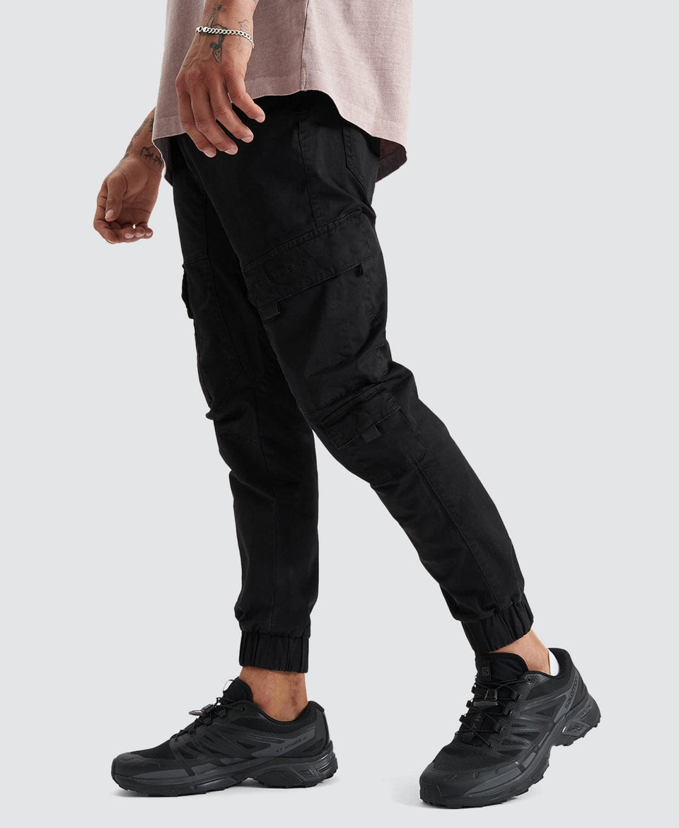 Nena And Pasadena F100 Cargo Jogger - Black