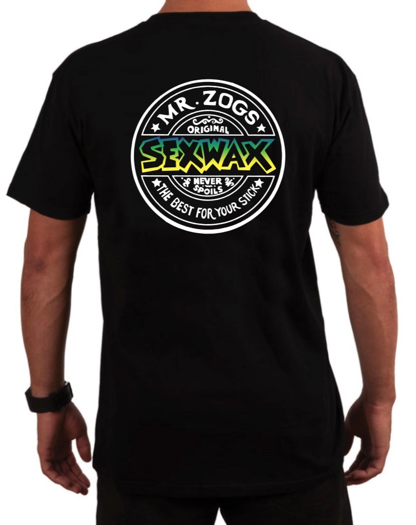 Sexwax Tee Team Word Fade Green - Black