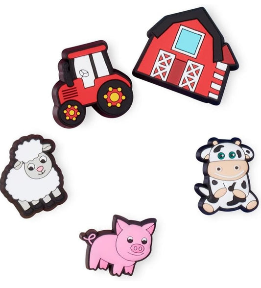 Crocs Jibbitz Charms 5 Pack - Cutesy Farm Animal