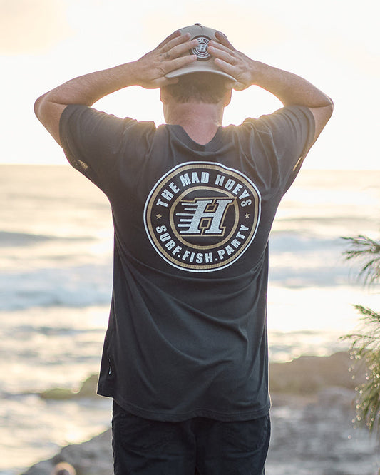 The Mad Hueys H Series Tee - Vintage Black