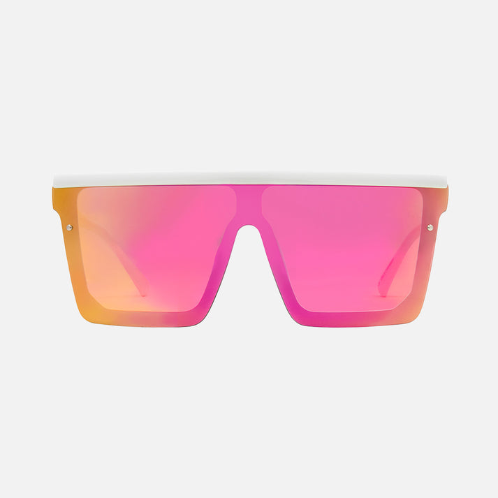 Carve Muse - Gloss White Hot Pink Orange Lens w/Pink Iridium Lens