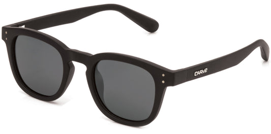 Carve Havana - Matt Black Grey Polarized Lens