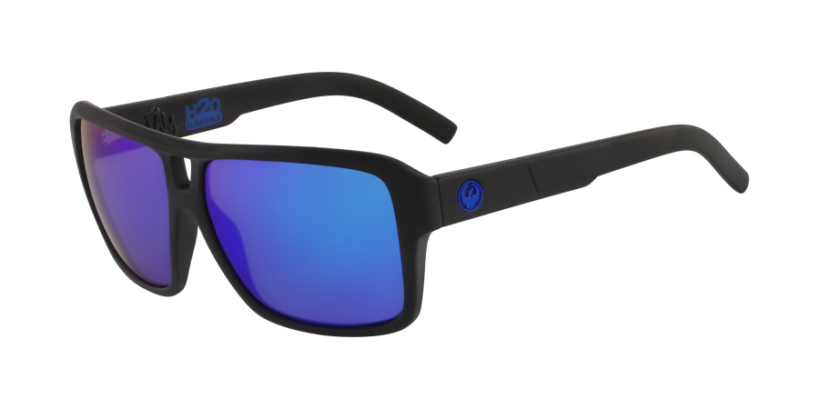 Dragon The Jam H20 - Matte Black / LL Blue Ion Polarized