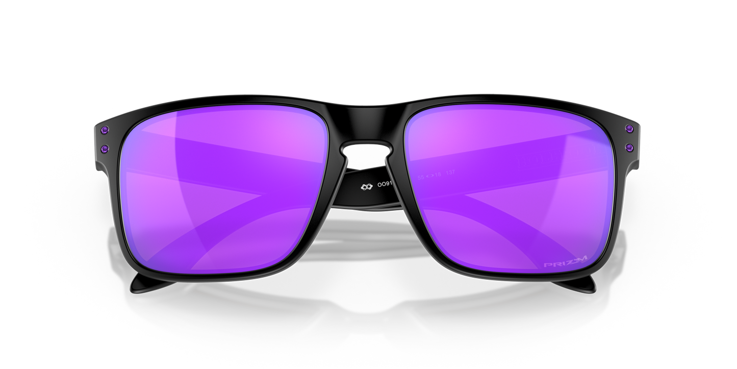 Oakley Holbrook - Matt Black With Prizm Violet Lenses