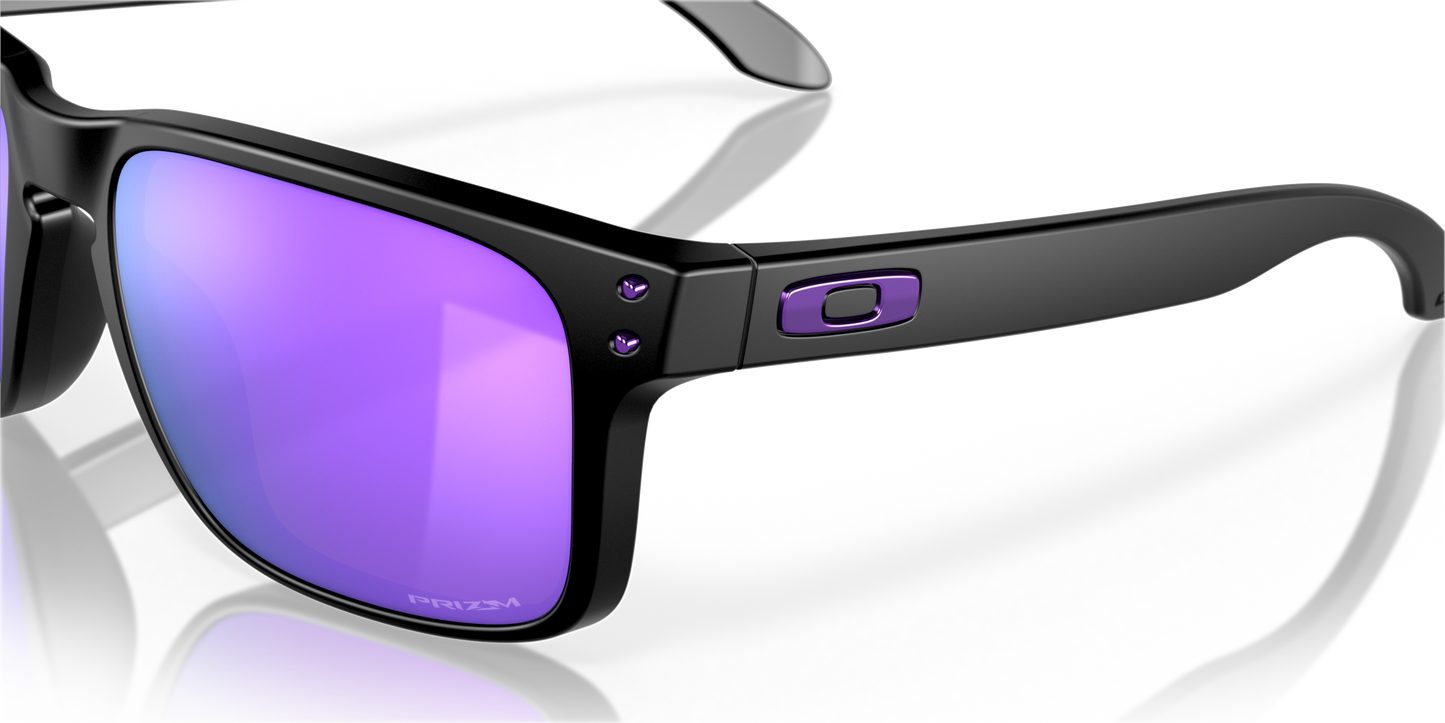 Oakley Holbrook - Matt Black With Prizm Violet Lenses