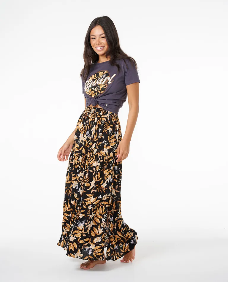 Rip Curl La Isla Maxi Skirt - Black