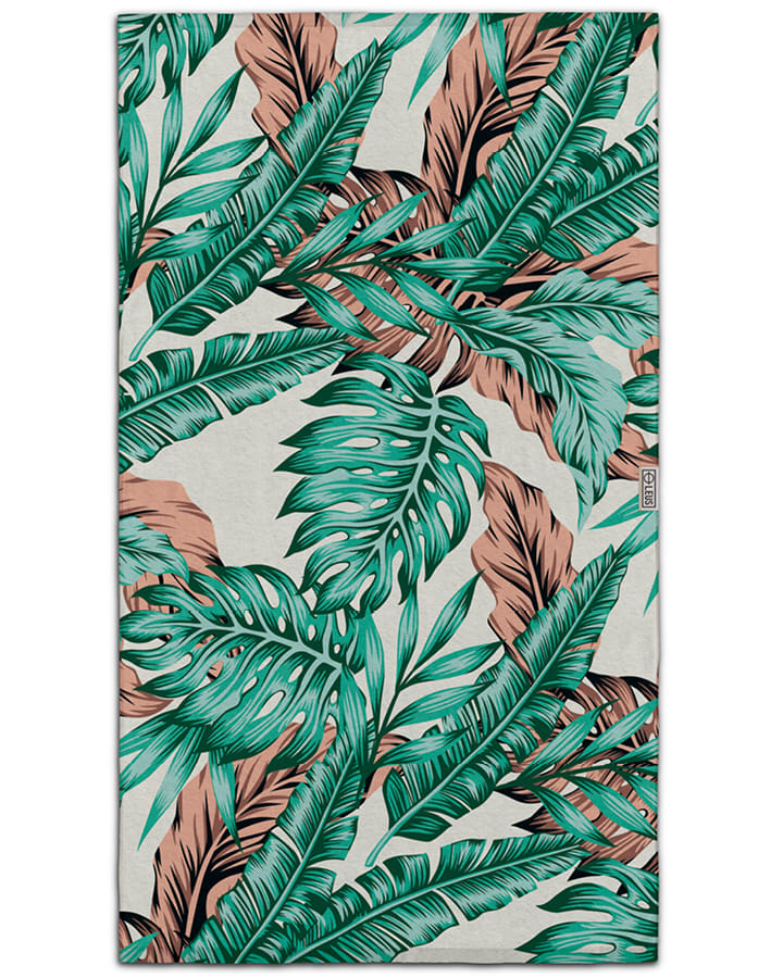 Leus Jungle Fever Beach Eco Towel - Green