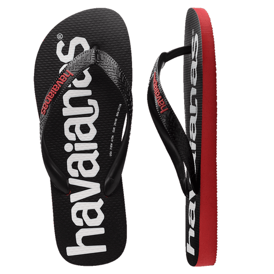 Havaianas Top Logomania 2 Black/Ruby Red