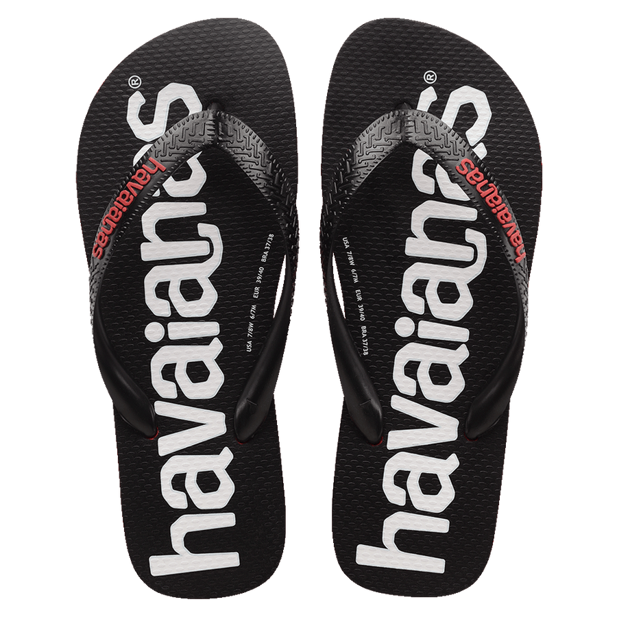 Havaianas Top Logomania 2 Black/Ruby Red