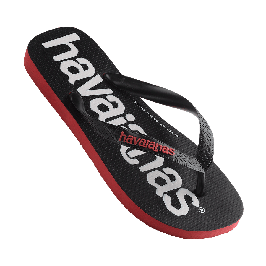 Havaianas Top Logomania 2 Black/Ruby Red