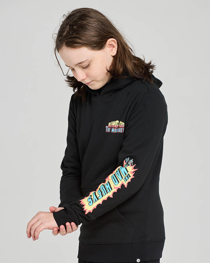 The Mad Hueys King Cod Youth Pullover - Black