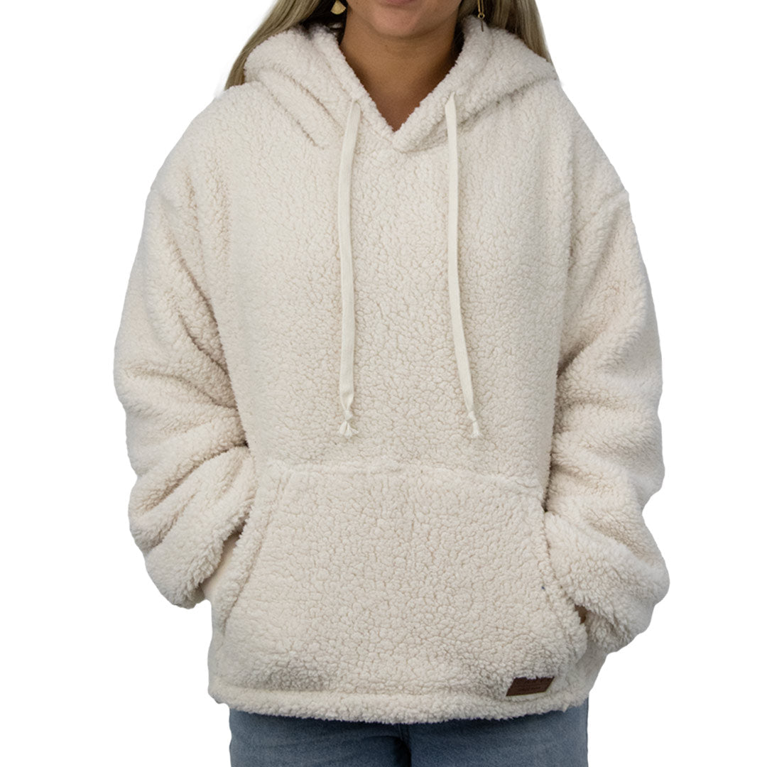 Carve Jasper Girls Pullover Hoodie - Natural Beige