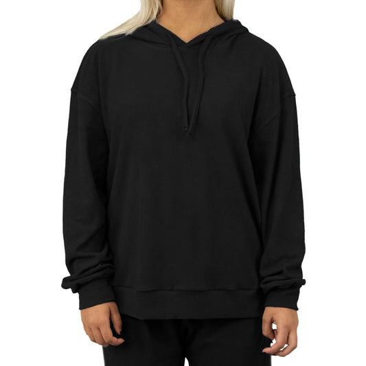 Carve Comfort Womens Pullover Hoodie - Black