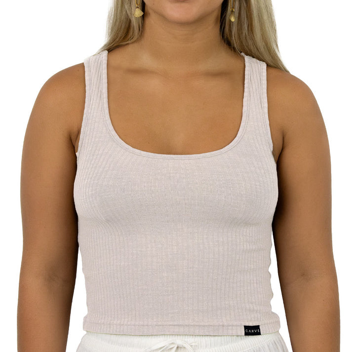 Carve Zulu Girls Tank Top - Ivory