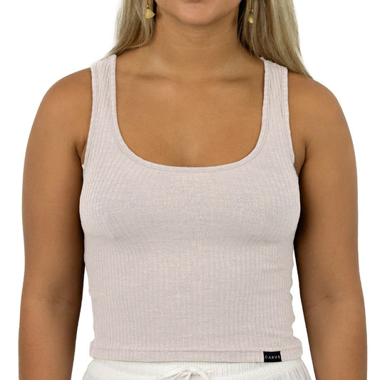 Carve Zulu Womens Tank Top - Ivory