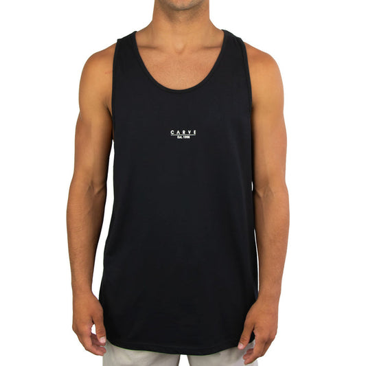 Carve Est.1998 Mens Singlet - Black