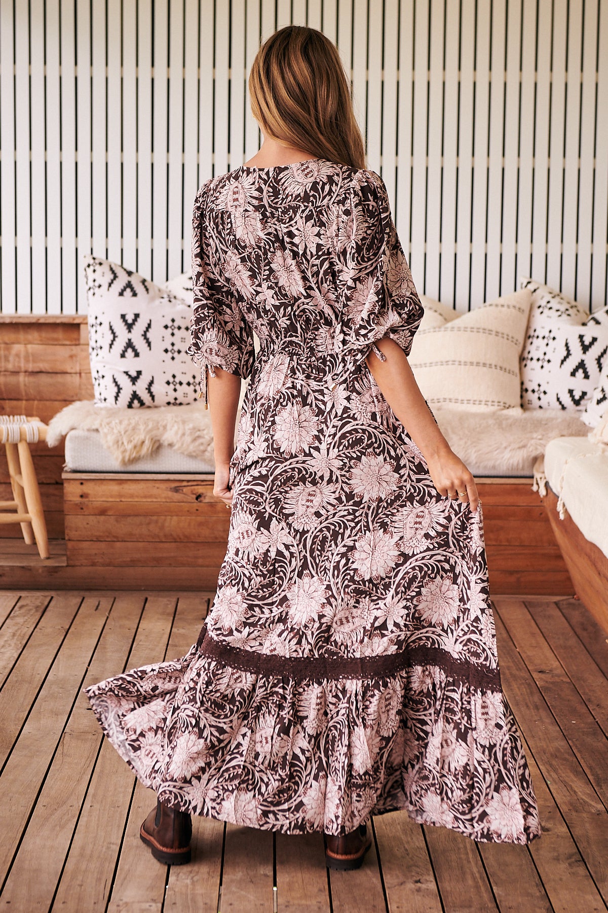 Jaase Molli Maxi Dress - Yumi Print