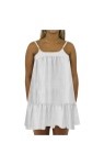 Carve Freya Womens Baby Doll Dress - White