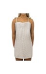 Carve Mira Womens Crochet Cami Dress - Cream