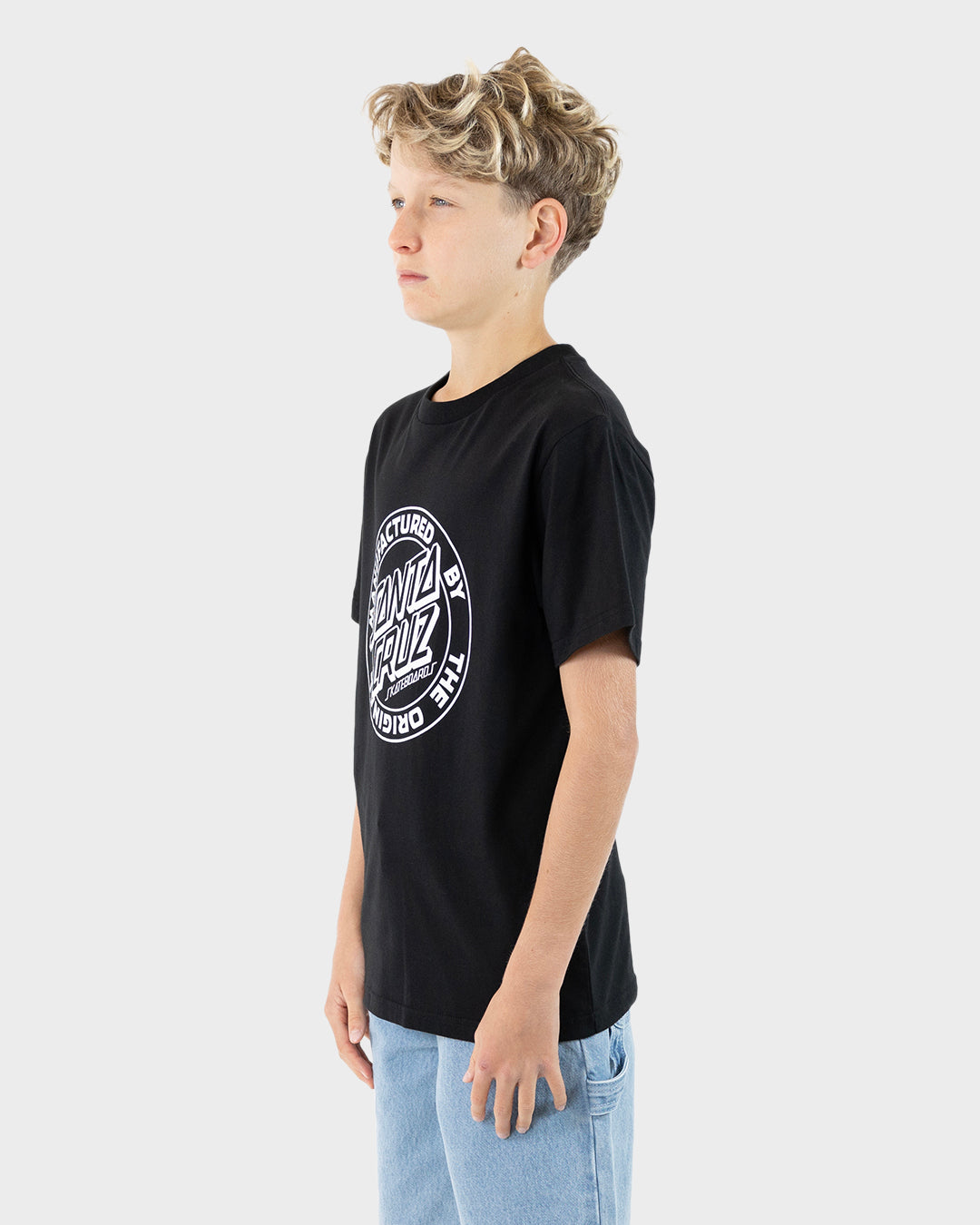 Santa Cruz MFG Dot Front Tee - Black