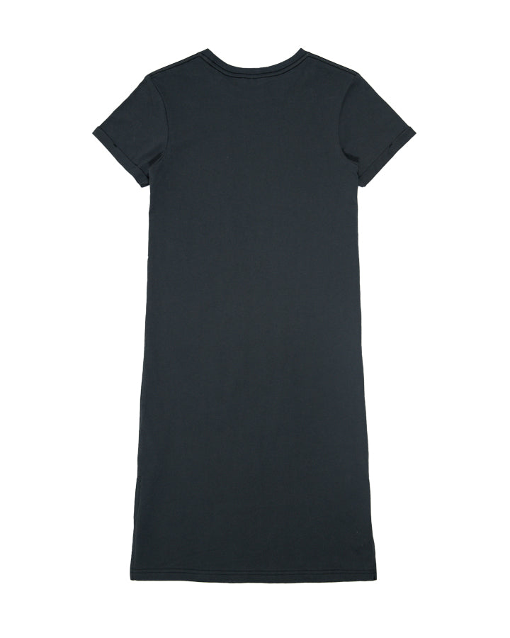 Santa Cruz Botanic Not A Dot Vintage Tee Dress - Washed Black