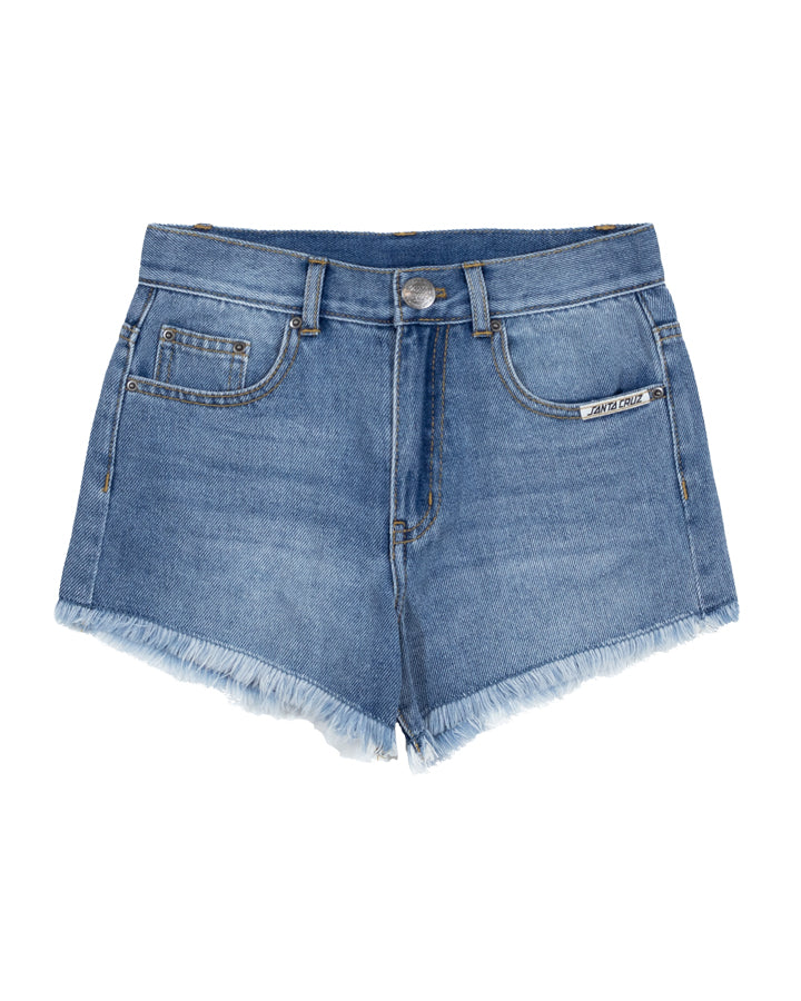 Santa Cruz MFG Dot Denim Short - Light Indigo