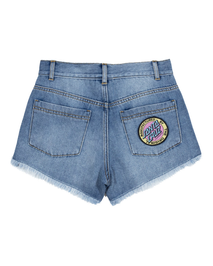 Santa Cruz MFG Dot Denim Short - Light Indigo