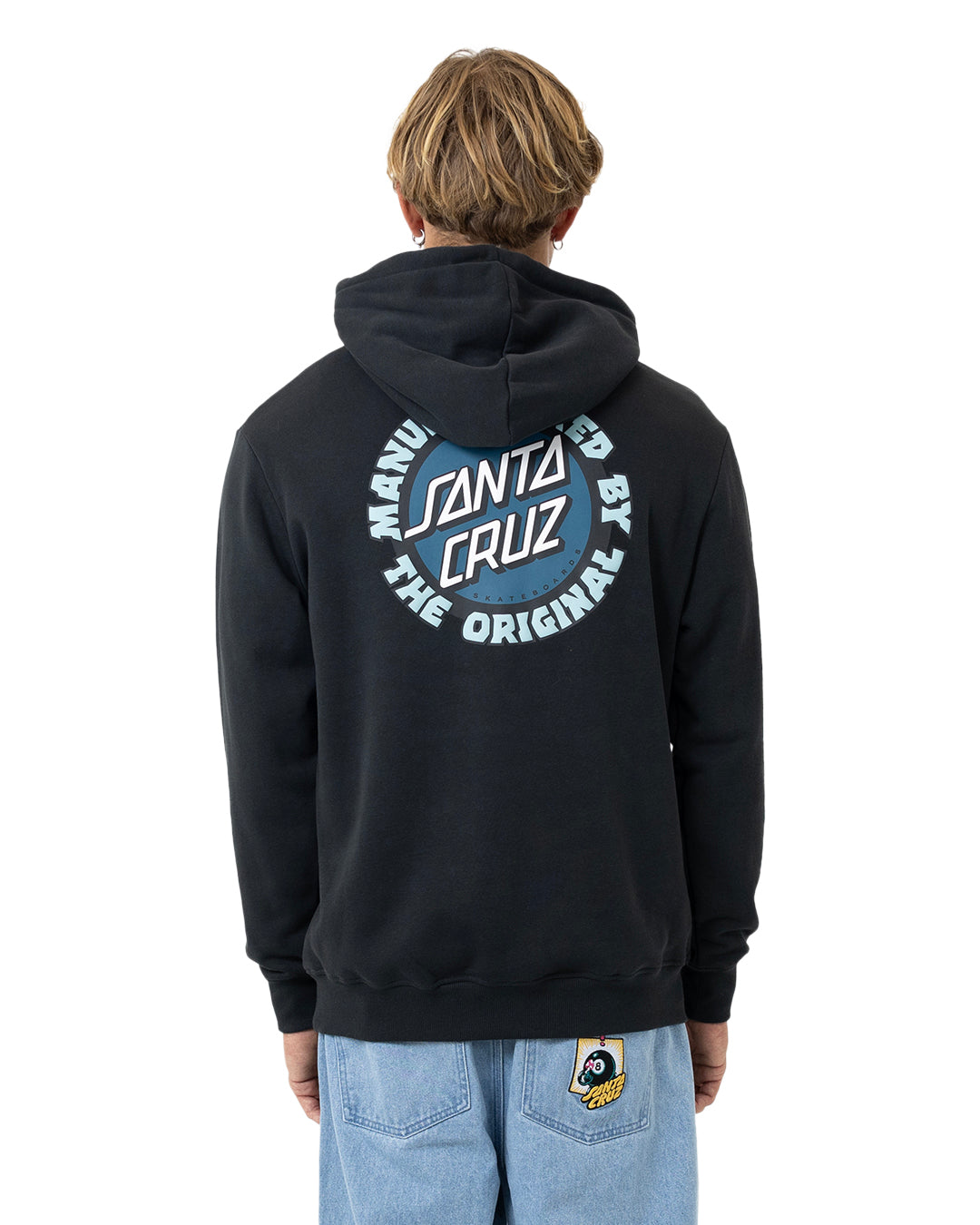 Santa Cruz Speed Mfg Dot Puff Hoody - Off Black