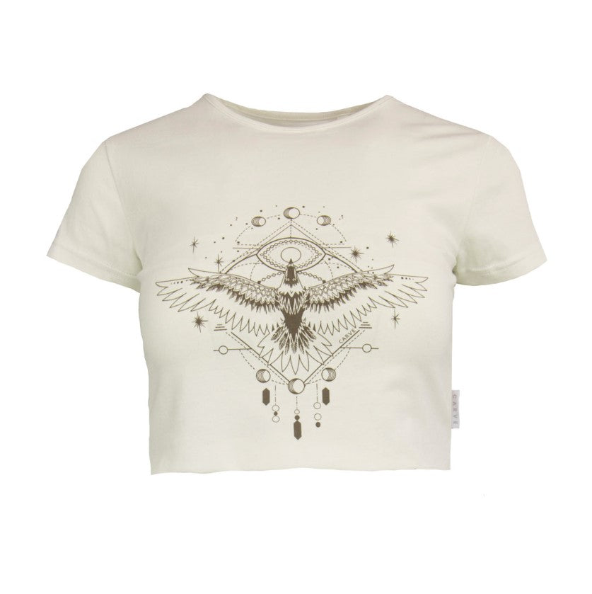 Carve Girls Stardust Baby Tee - Whipped Butter