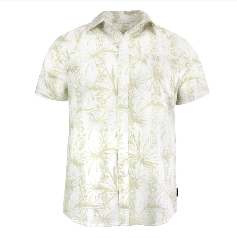 Carve Pantropical Button Up Shirt - White