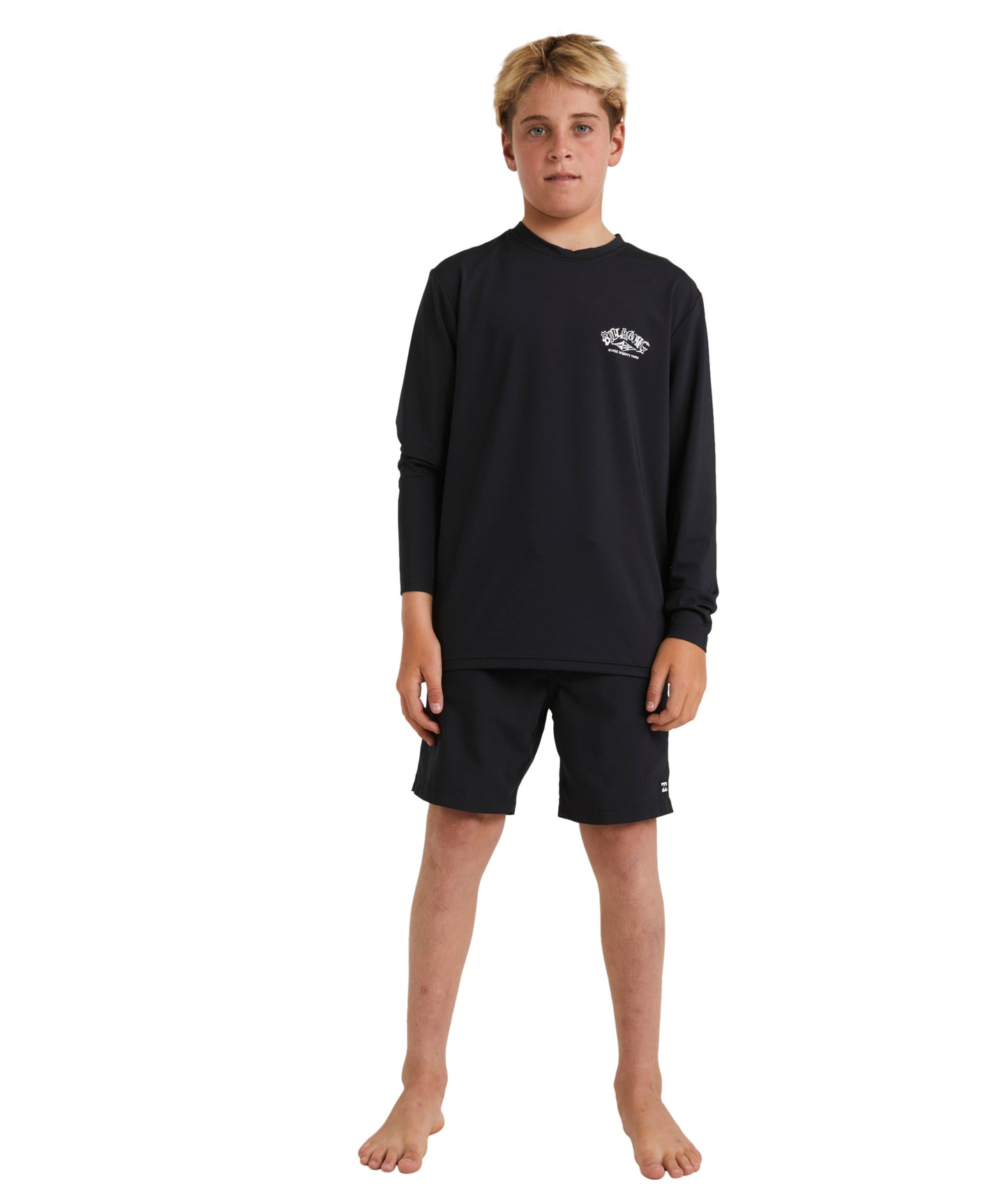 Billabong Boys Ransom LF LS Rashguard - Black