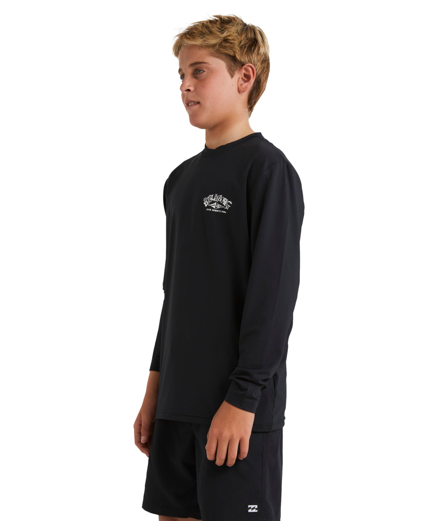 Billabong Boys Ransom LF LS Rashguard - Black