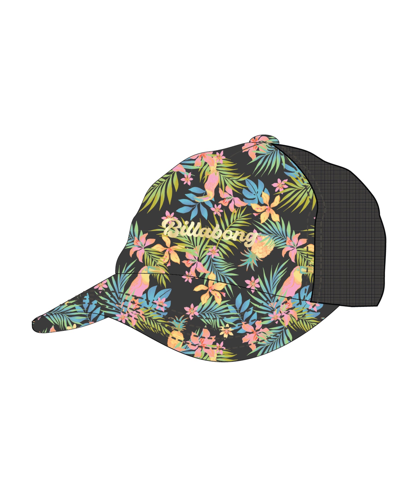 Billabong In Da Jungle Trucker - Black